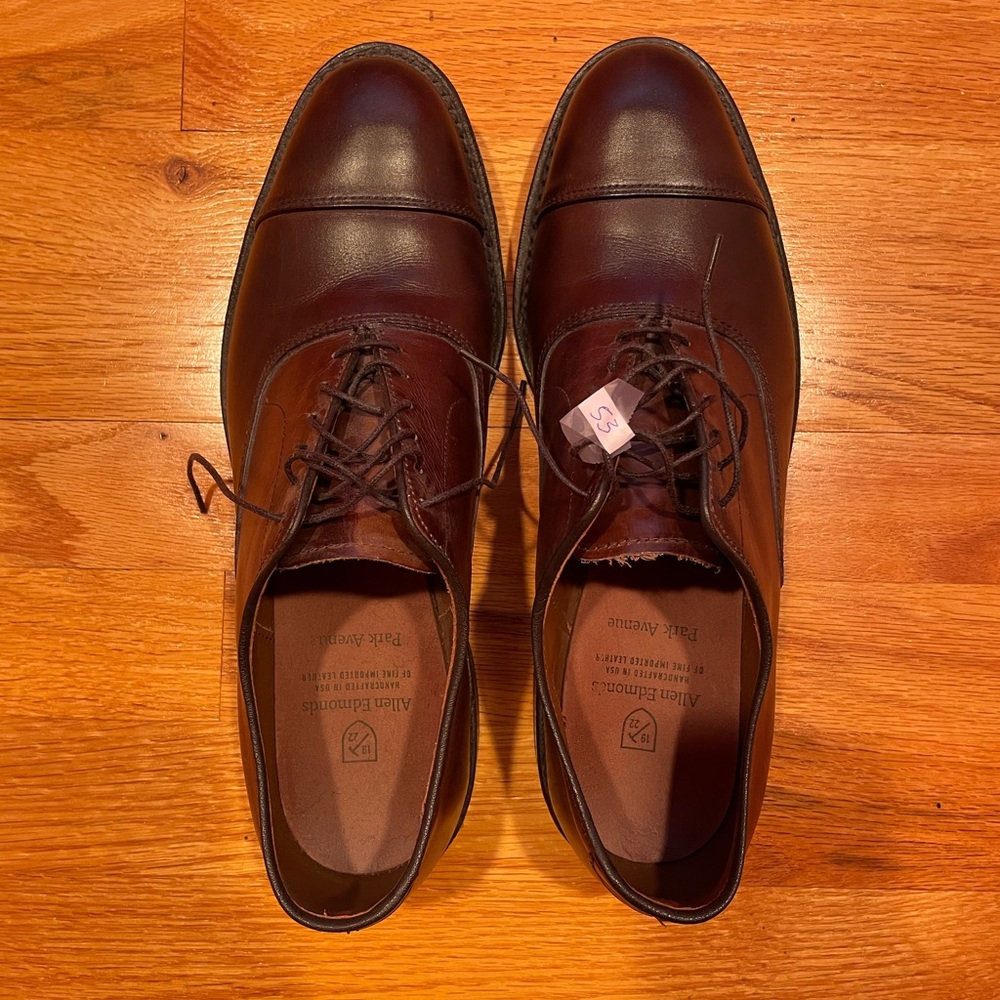 Allen Edmonds Park Avenue Shoes in Coffee - Size 9, Normal Width
